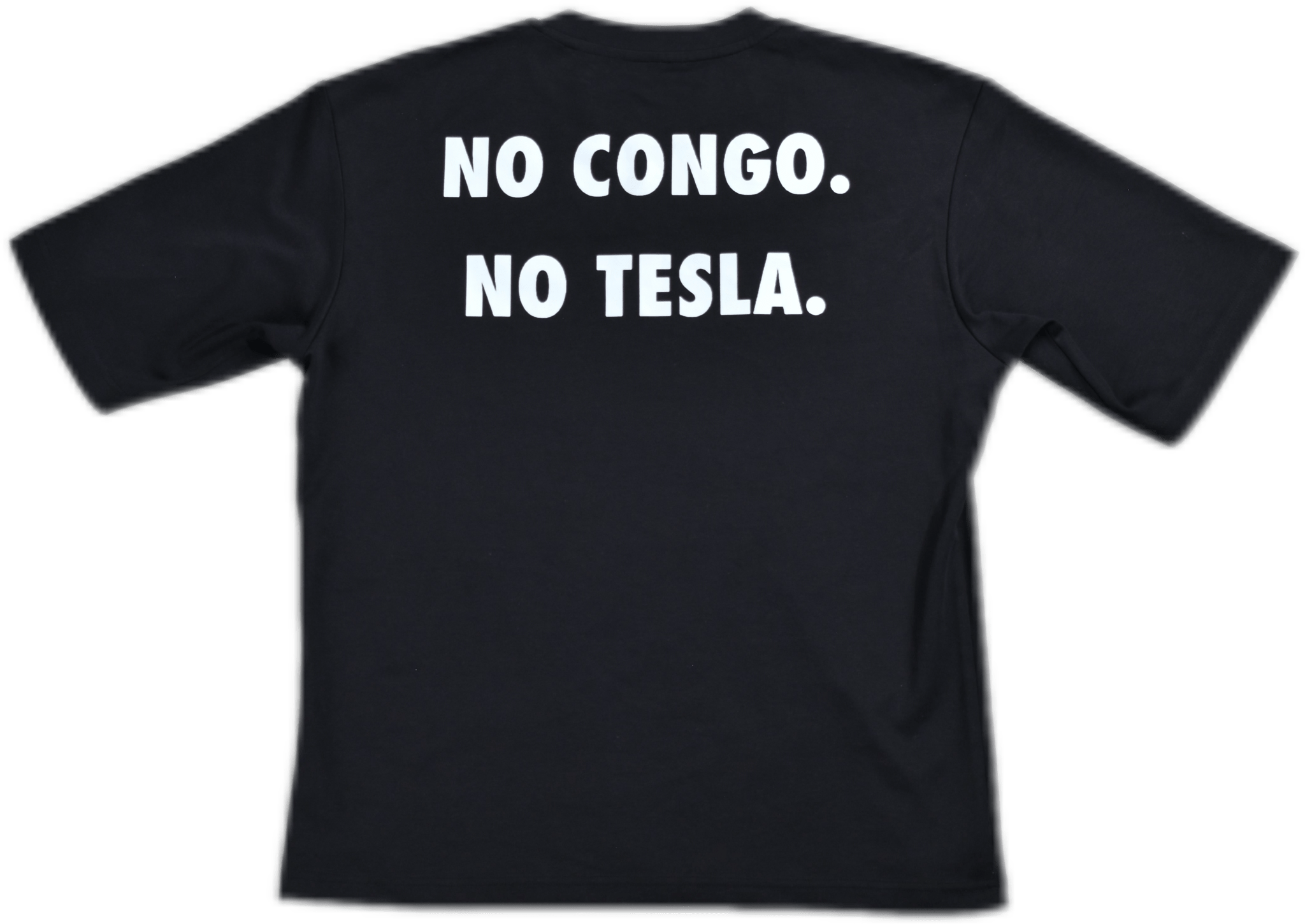 NO CONGO NO TESLA | BLK TEE - Vision De Garçon