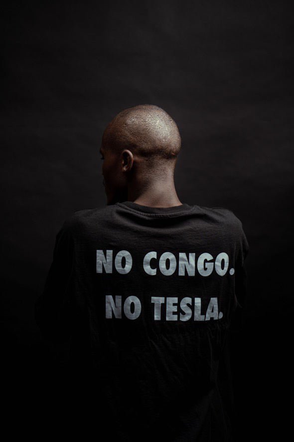 NO CONGO NO TESLA | BLK TEE - Vision De Garçon